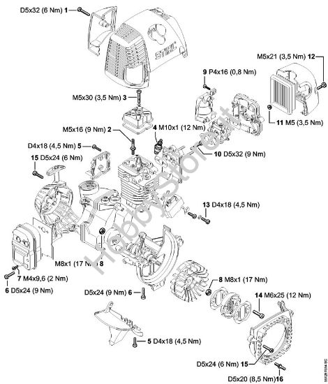 Coppie di serraggio BT 130 BT 130-Z brand Stihl